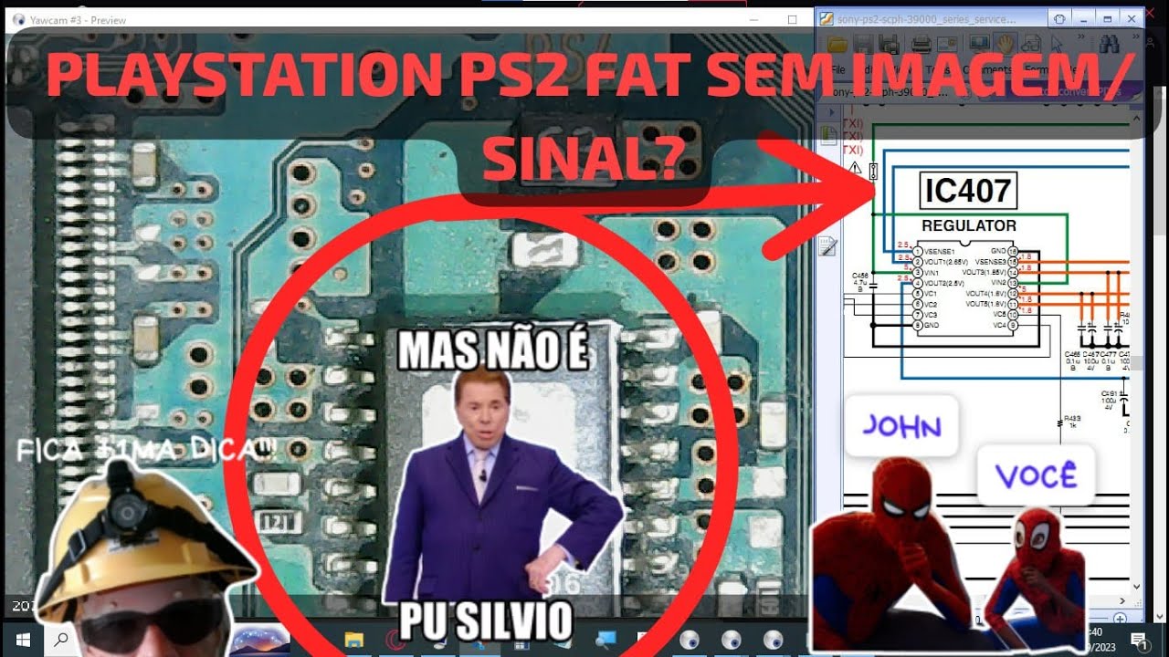 PLAYSTATION 2 PS2 FAT SEM IMAGEM/SINAL? TÁ COM O CÃO !