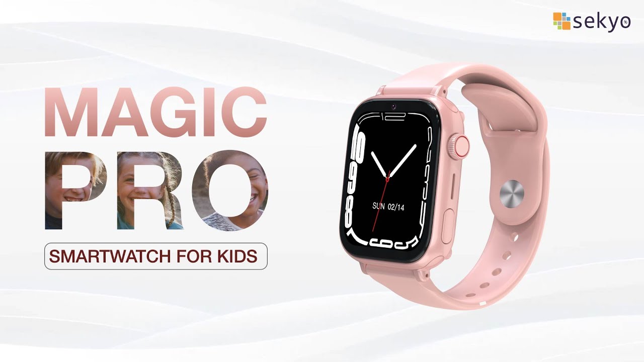 Live Location Tracking and Video Calling Smart Watch Phone For Kids | Sekyo Magic Pro Smartwatch