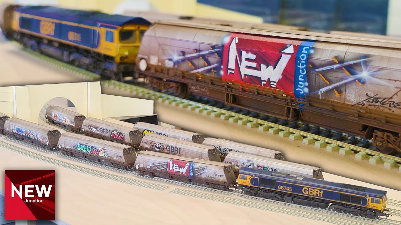 New Junction - TMC graffitied accurascale hoppers
