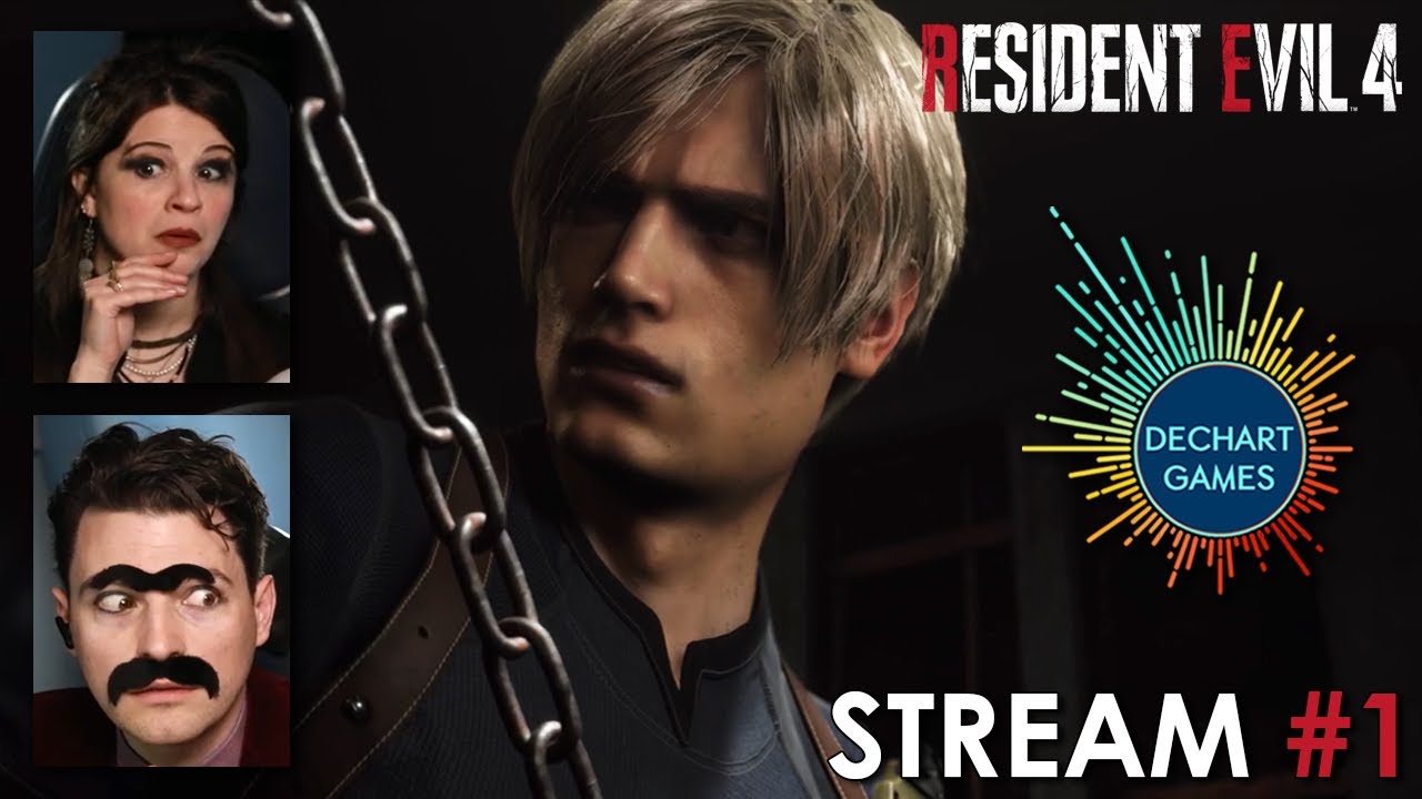 #1 Resident Evil 4 Remake BEGINS! w/ Bryan & Amelia of Dechart Games