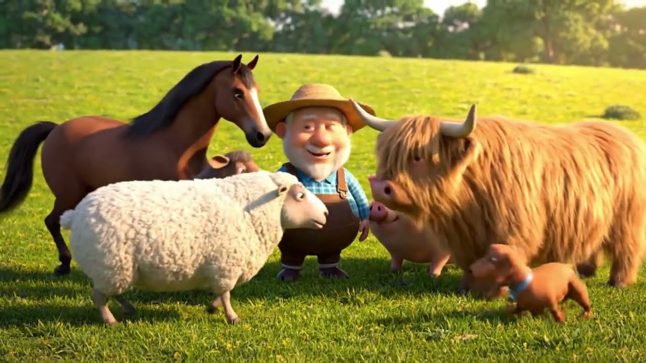 Comptine des Animaux de la Ferme 🎵 | Chanson pour Enfants en Français
