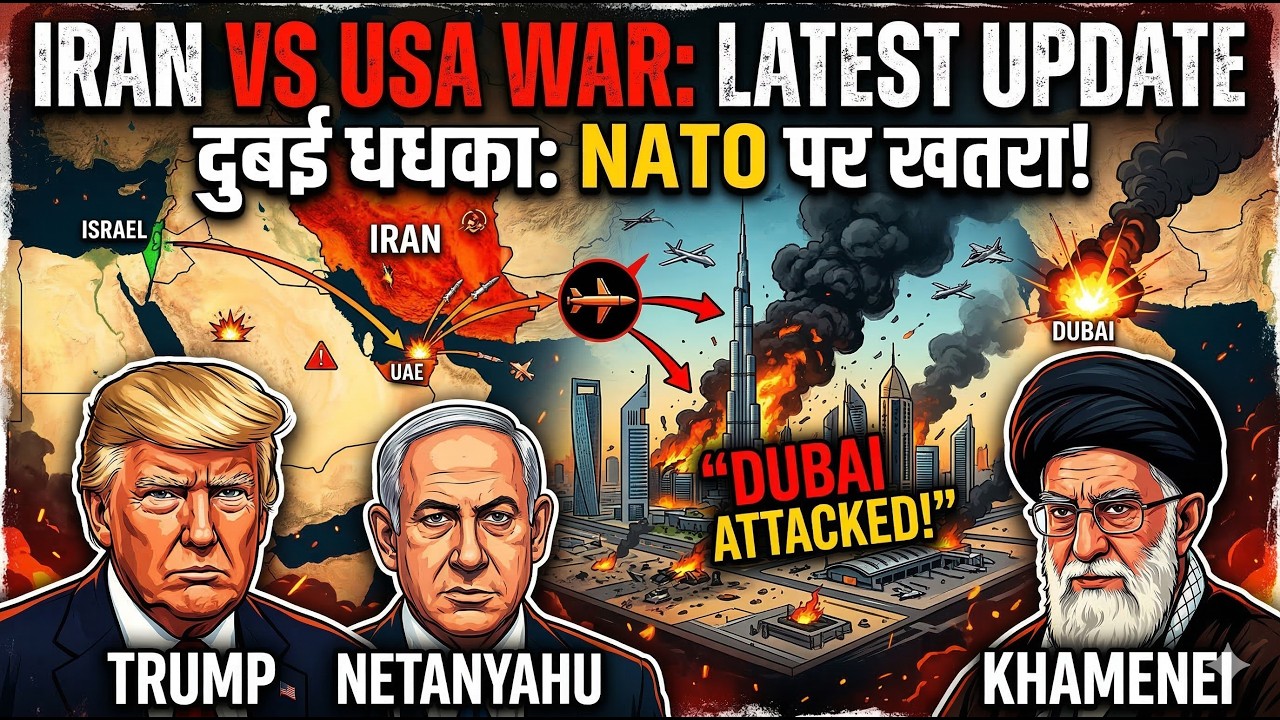 Iran vs US war latest update: ड्रोन हमले से धधका UAE, NATO पर भी मंडराया खतरा