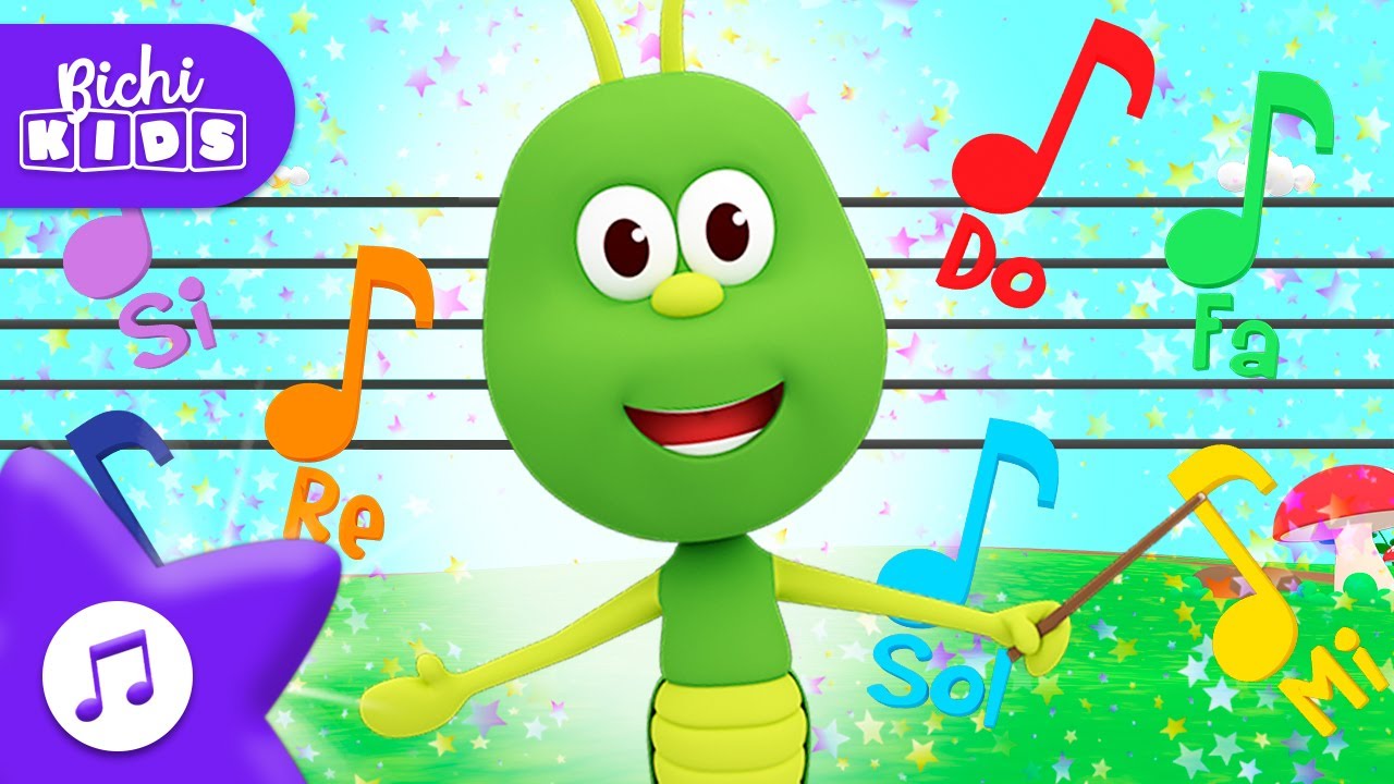 🎶As Notas Musicais🐝BICHIKIDS 🐞