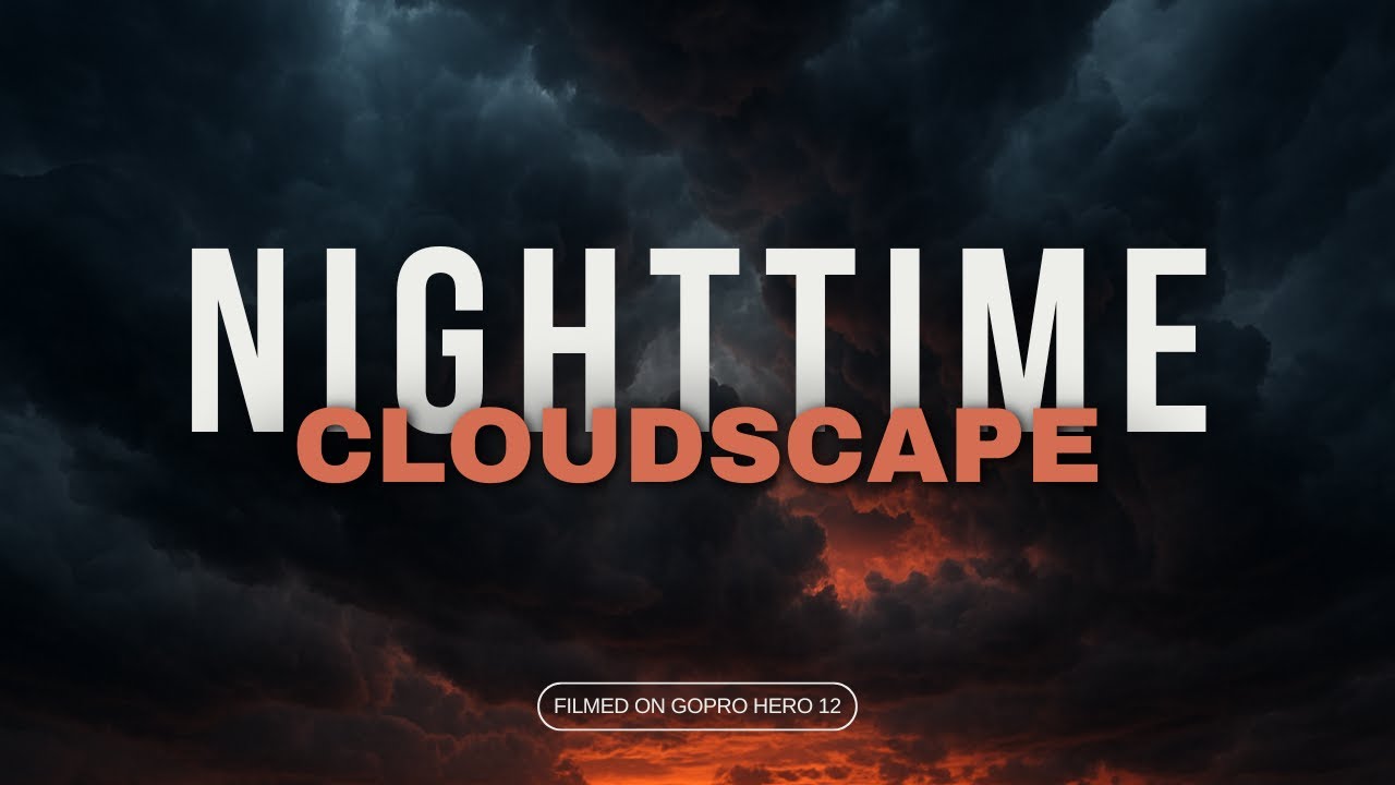 filming a night cloudscape over the Gold Coast sky