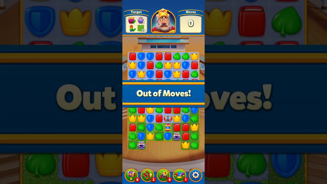 Royal match 4840 to 4849 levels game play Sky race challenge 