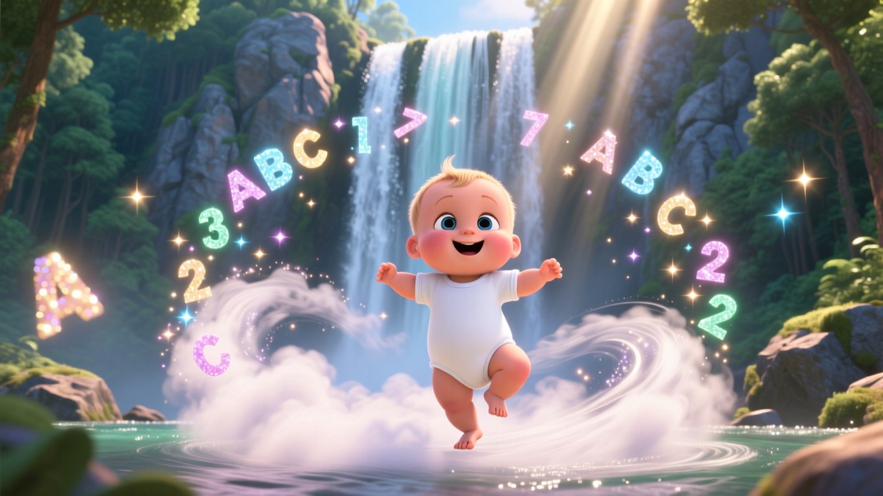 Yosemite Waterfall Baby Splash 🌊👶 | Fun Kids Song for Toddlers | Nature & Learning Adventure