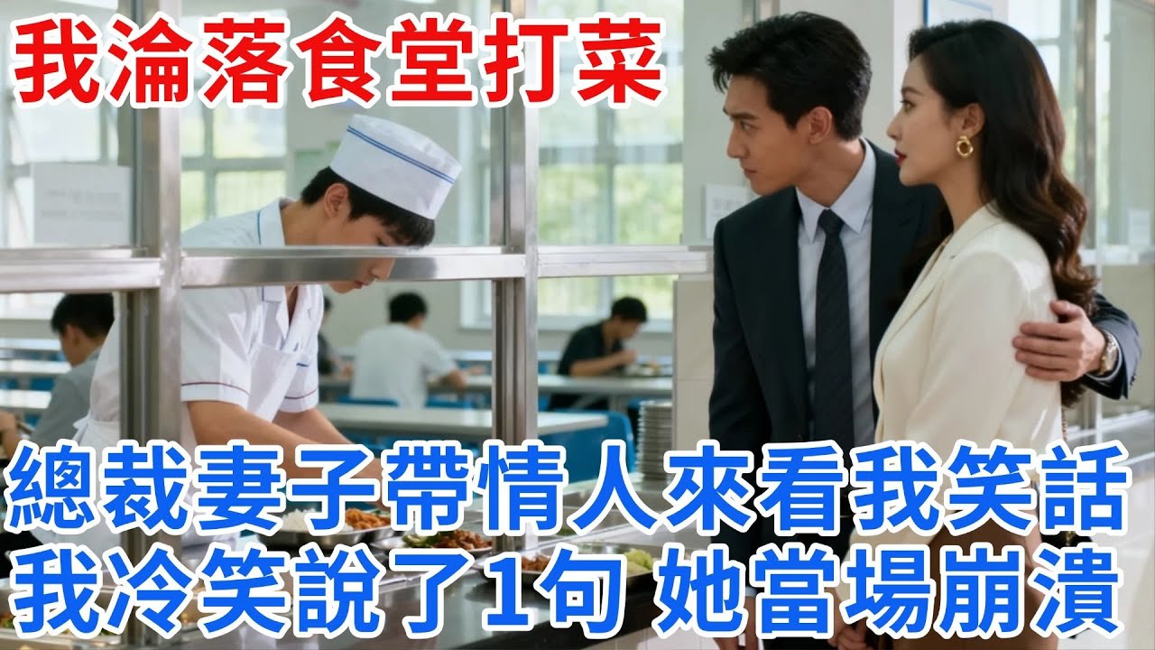 我淪落食堂打菜，總裁妻帶情人來看我笑話，還説再罰兩天就放過我，我冷笑説了一句讓她當場崩潰#【雲帆記事】#完結#小説#爽文#故事頻道#愛情#情感#完整版