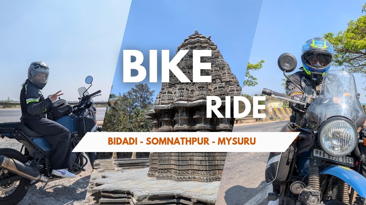 Himalayan Mysuru Bike Ride | Bidadi Thatte Idli to Somnathpur Hoysala Temple | RE Himalayan Vlog