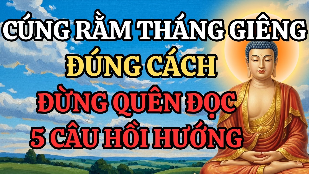 Cúng Rằm Tháng Giêng Đúng Cách – Đừng Quên 5 Câu Hồi Hướng Ai Cũng Nên Đọc Gia Đạo Bình An Cả Năm