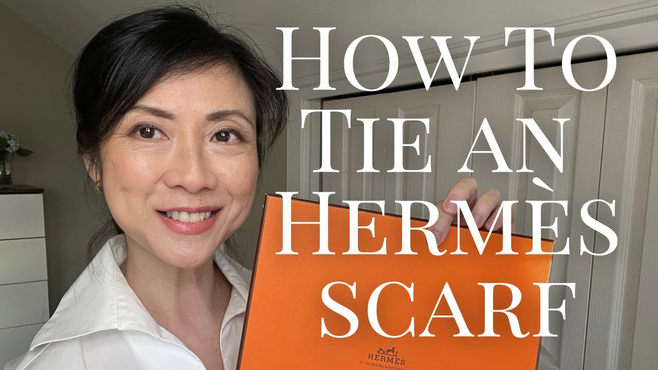Как завязать шелковый шарф Hermes