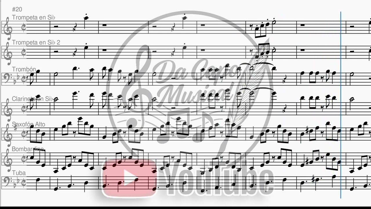 Ojitos Mentirosos arreglo banda de musica