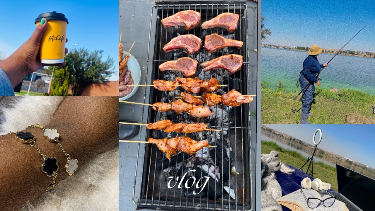 VLOG:Mc D’s breakie|| Few SHEIN items||Braai for 3||Chilled Monday we went for fishing