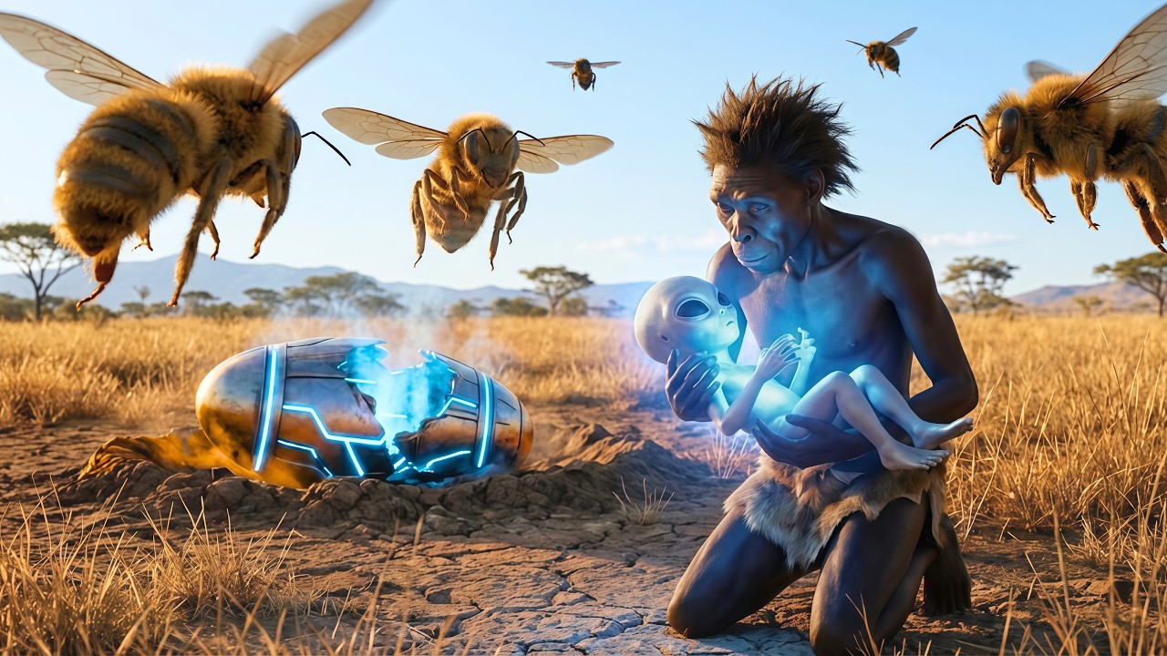 Prehistoric Survival Story | The Alien Infant Fell Into Prehistoric Earth