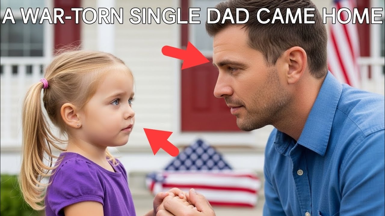 A War-Torn Single Dad Came Home — What She Said From Next Door Shattered His Heart