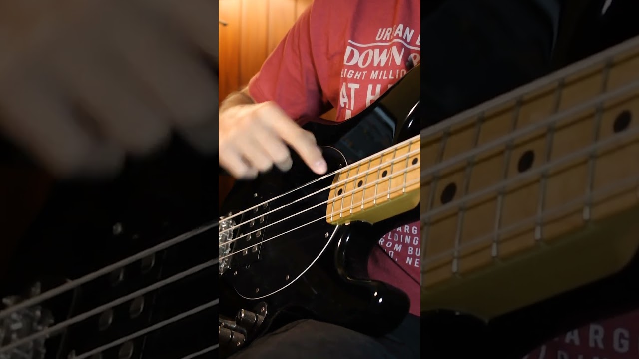 EJERCICIO DE SLAP para principiantes - ABC Bass #shorts