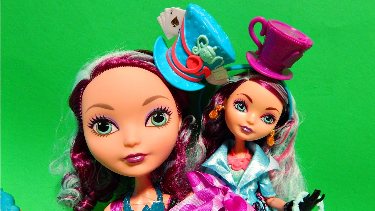 2 Ever After High Way Too Wonderland Madeline Hatter Dolls