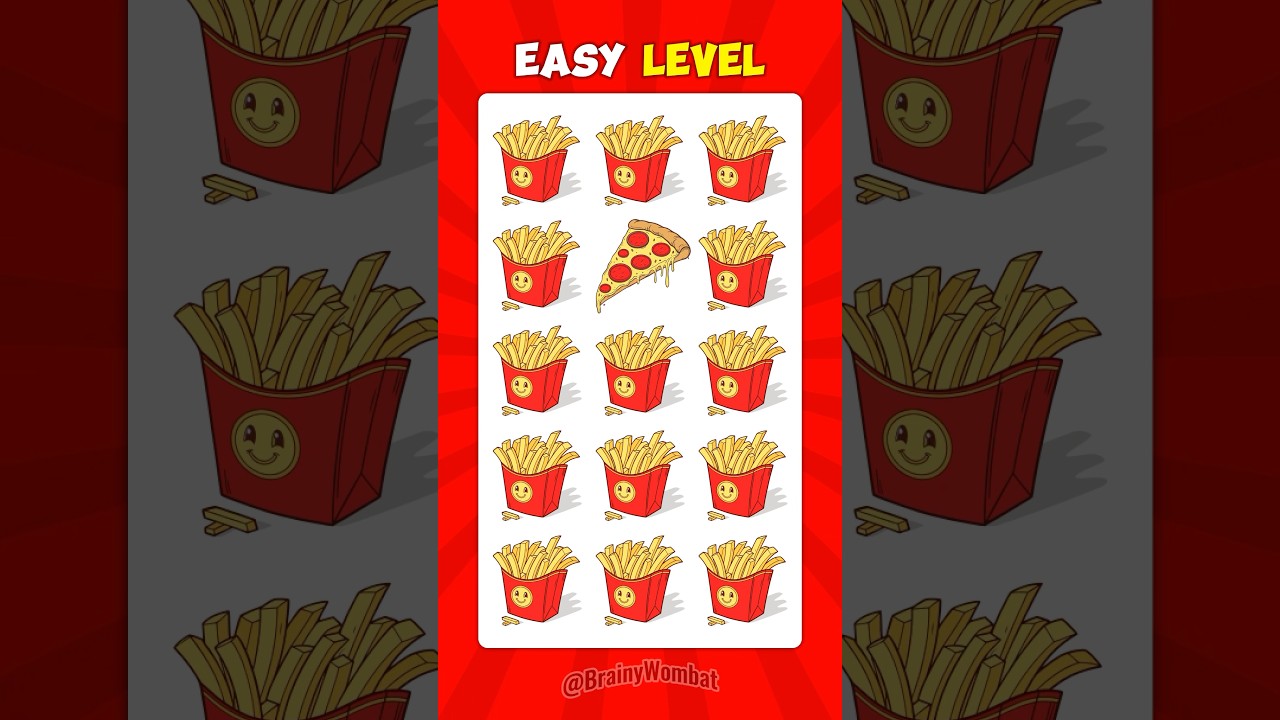 🔍🤯 Spot the Odd Emoji! 🧐🧠 Fun Food Emoji Quiz Challenge 🎉✨ #shorts #challenge #emojichallenge