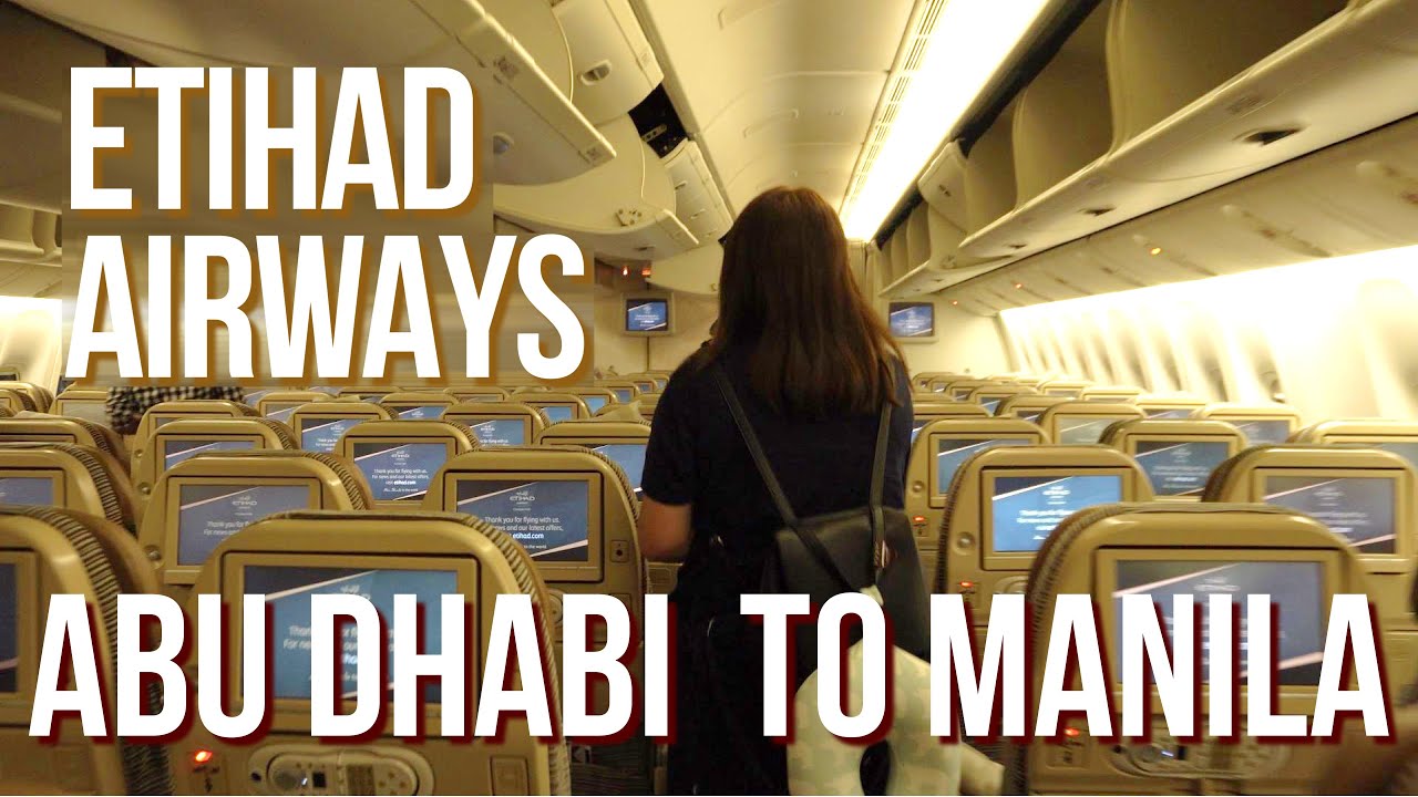 Перелет с ETIHAD AIRWAYS из Абу-Даби в Манилу + обзор специального питания и перелета в эконом-кл...