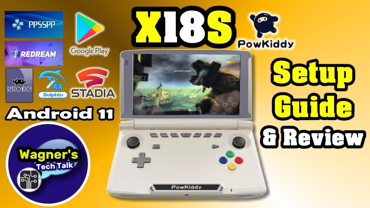 Powkiddy X18S Review & Setup Guide + Game Play: an Impressive Device!