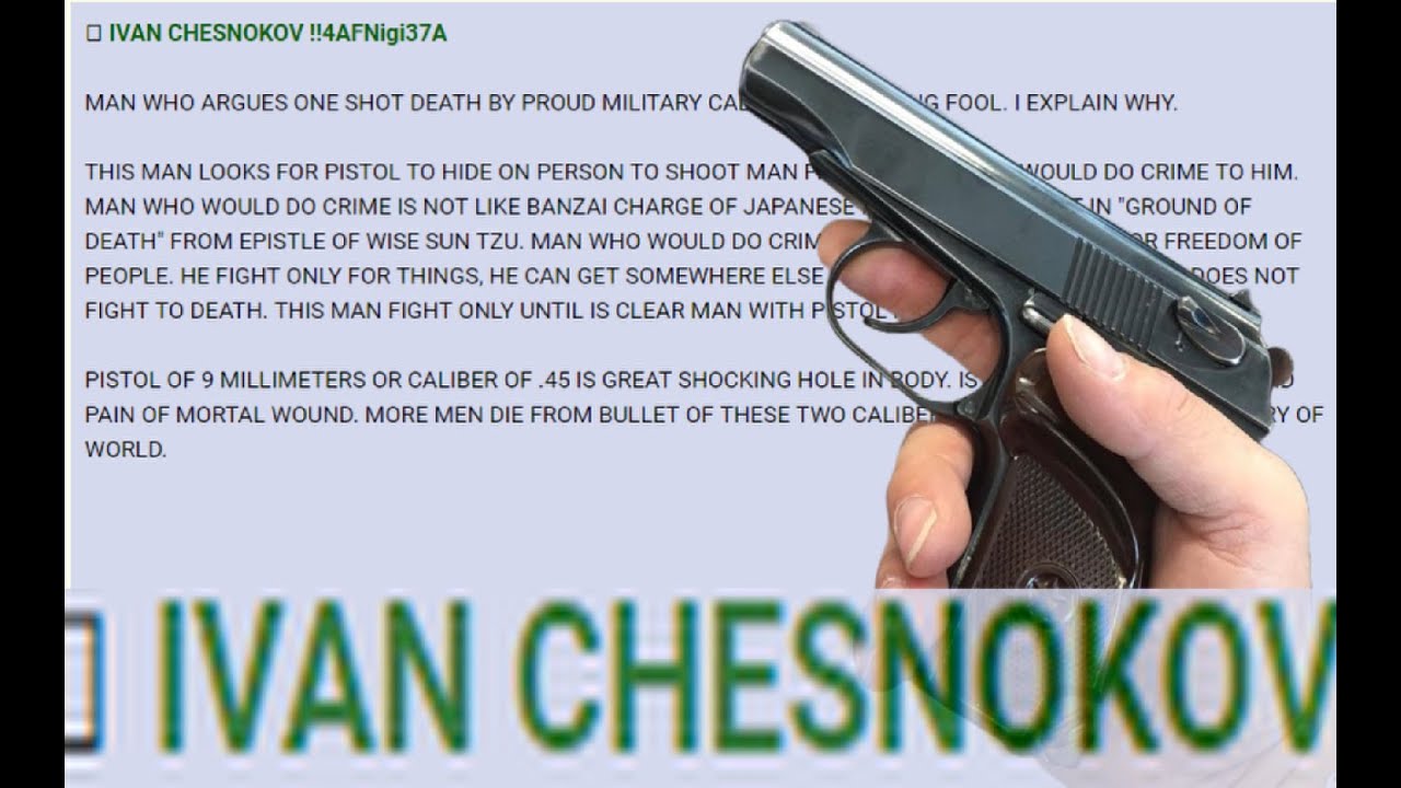 I ADVICE YOU FOR CONCEALED PISTOL