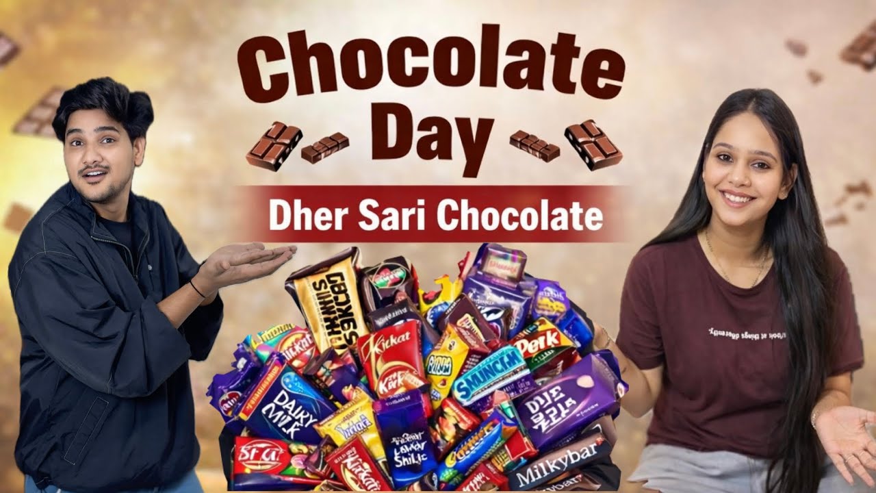 Chocolate Day Par mili Dher sari chocolate 😍🍫|| Gone romantic || shubham | Ananya #valentineweek 