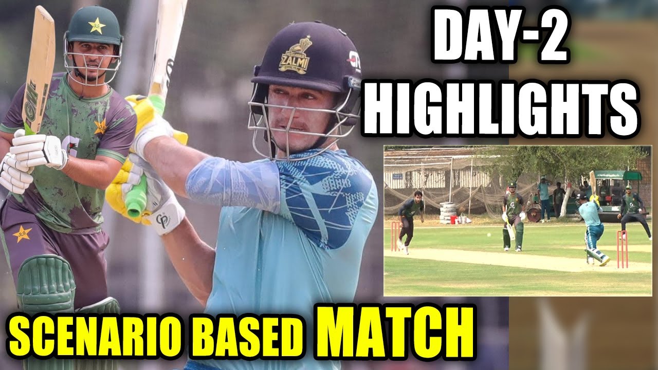 Pak New Opening Pair | Maaz Sadaqat and Saim Ayub Opening in Practice Match Day-2 Highlights