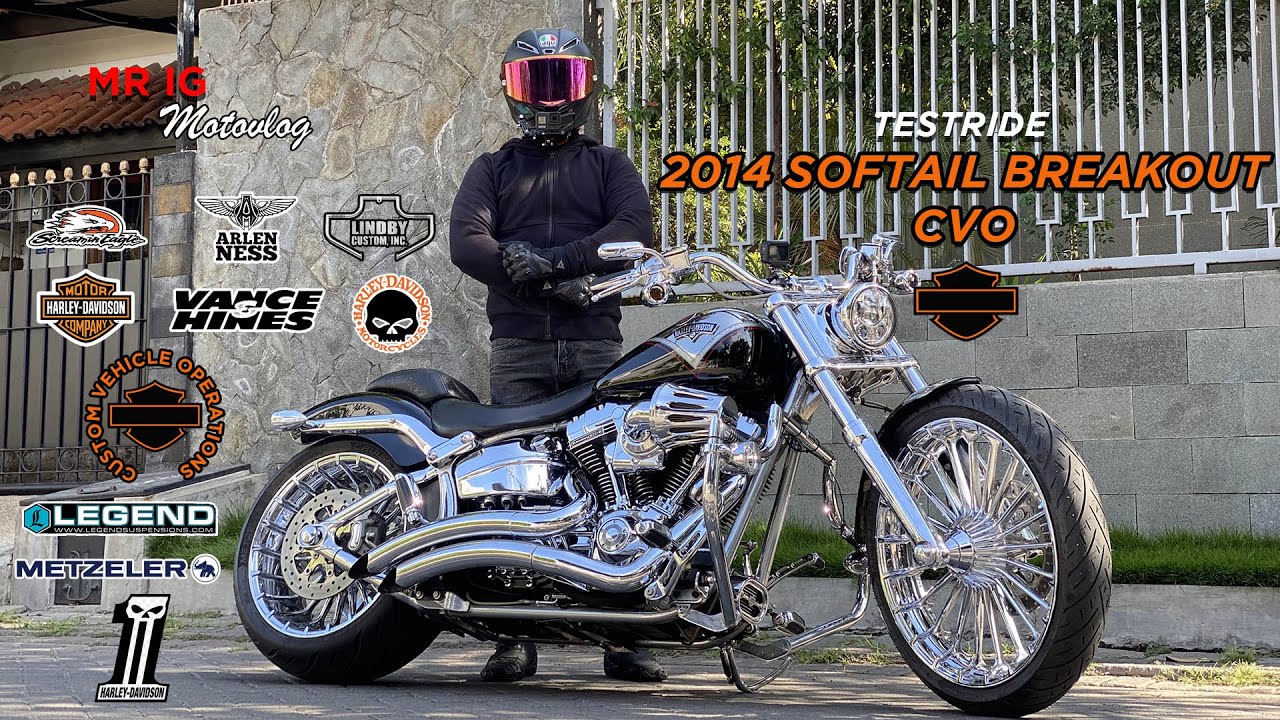MOTOVLOG: HARLEY CVO BREAKOUT! - 2014 HARLEY SOFTAIL FXBRS BREAKOUT CVO
