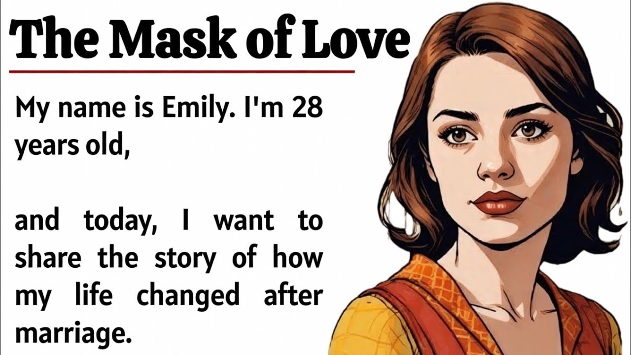 The Mask of Love || The Truth Behind Love - Learn English Through Story 🔥 || Listening Practice.....