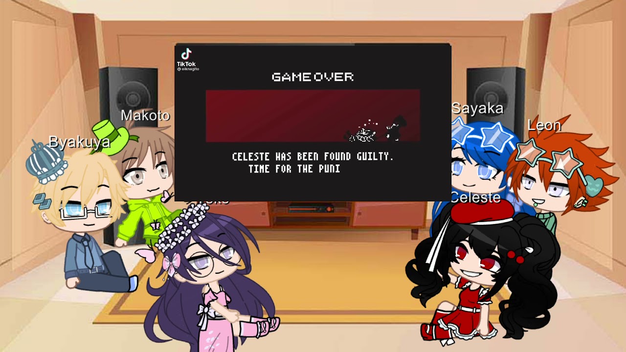 Danganronpa 1 reacts|| 3/6|| celesgiri and tokomaru|| celeste and toko||🥵