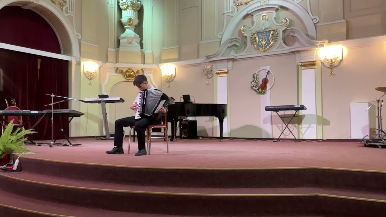 Vittorio Monti - Čardáš, akordeón Cyril Vojtila, Záverečný koncert ZUŠ Spišská Nová Ves 21.6.2023