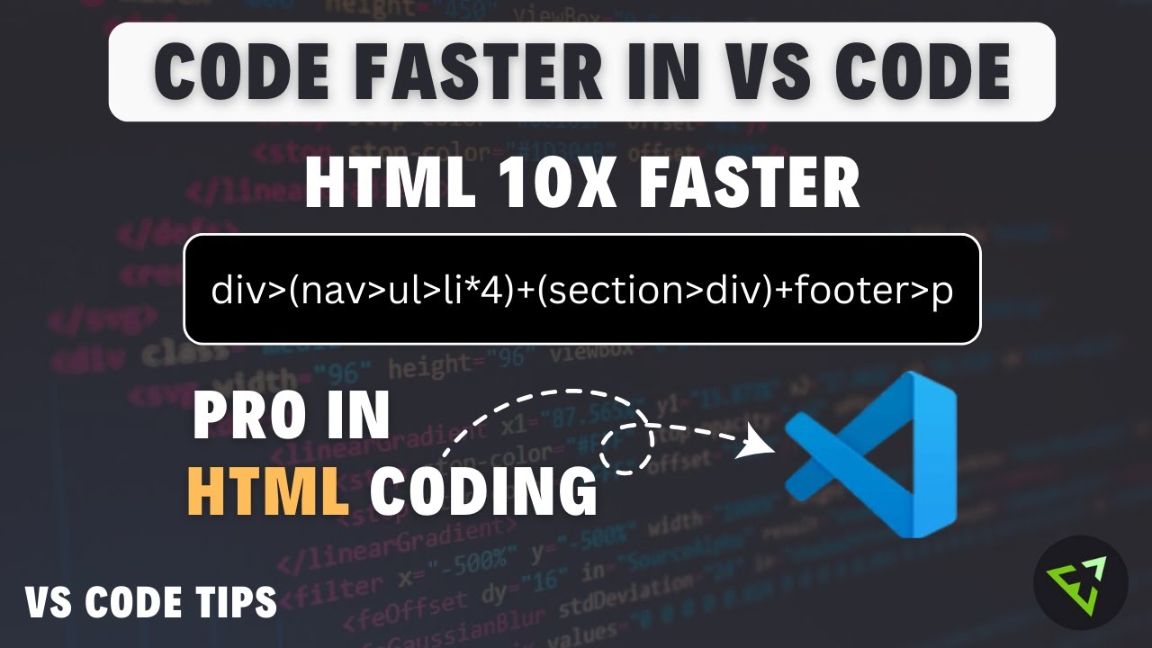 Code Faster in VS Code | Emmet Tutorial for HTML & CSS (Beginner to Pro in 2026 )