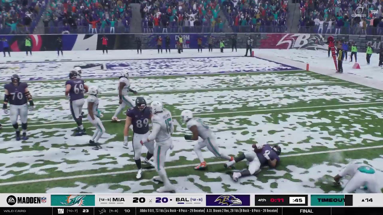 Season 34 - AFC Wildcard: Miami Dolphins