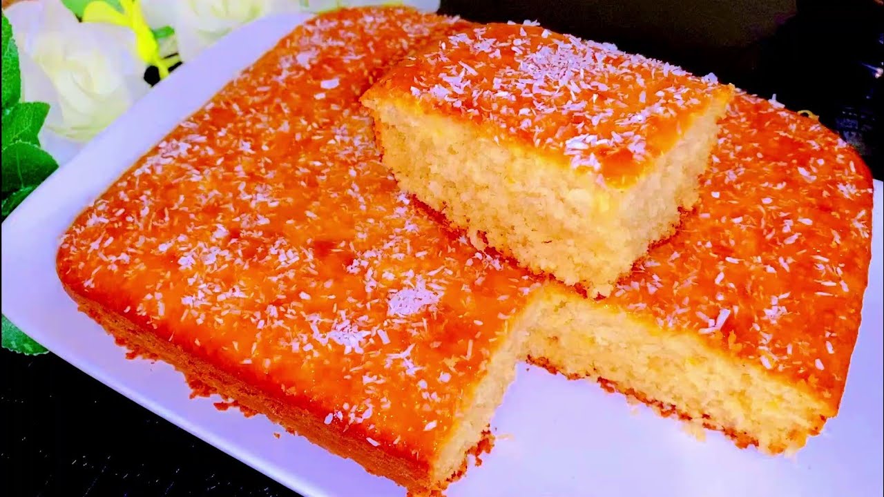 Вы будете делать этот кокосовый пирог каждый день! Просто и очень вкусно!