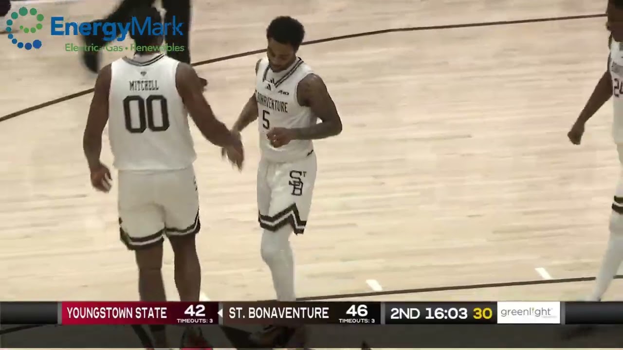 MBB | St. Bonaventure 84, Youngstown State 80 Highlights (Nov. 15, 2025)