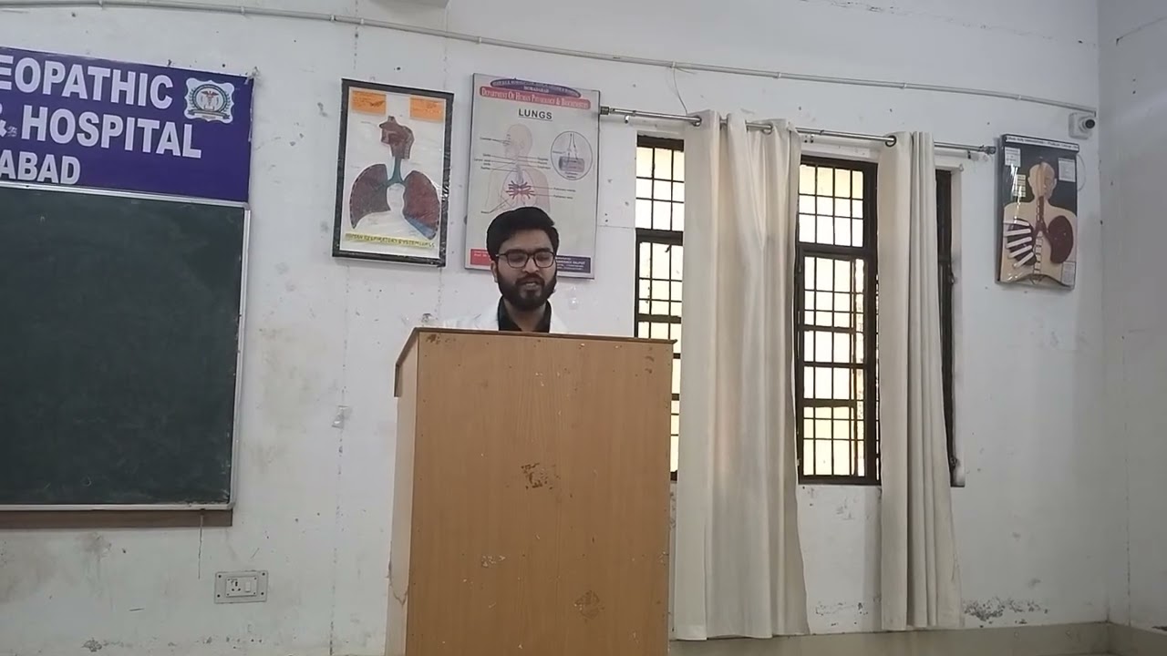 Case Presentation by Dr. Rohit Sharma 🩺✨ #bhms #internshipdiaries #medicos #kgkhmc 