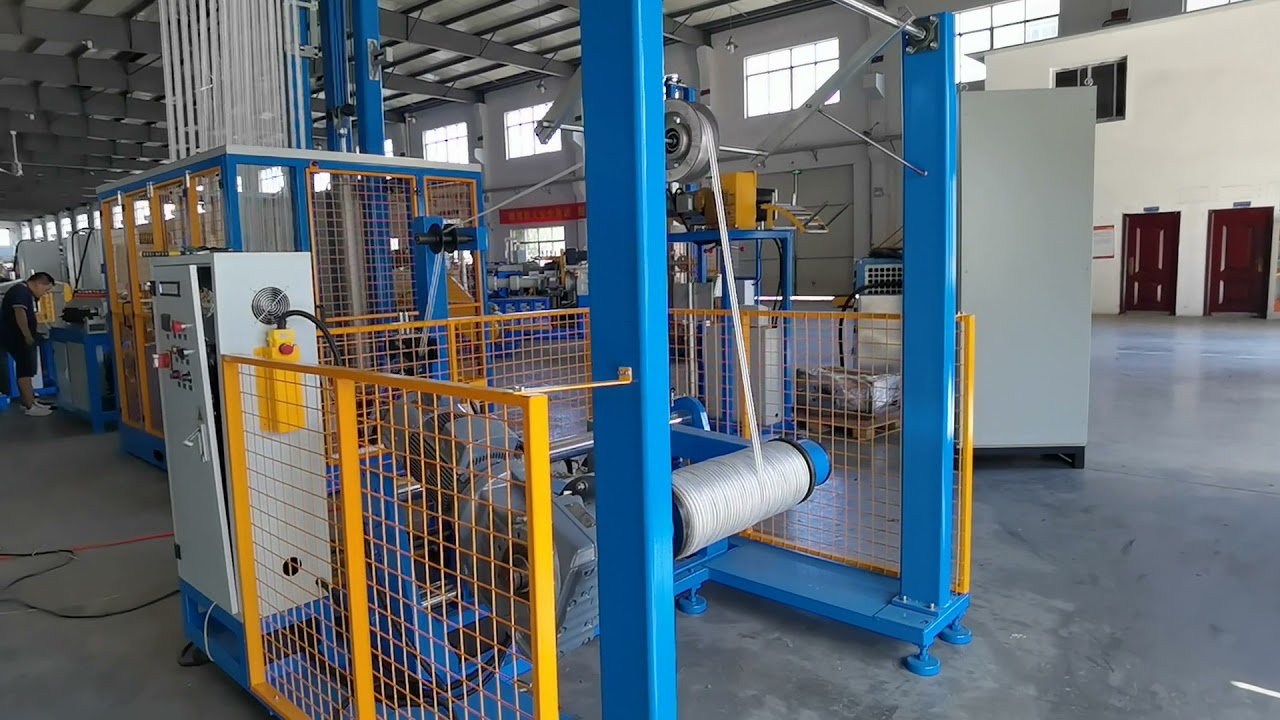 Rubber extrusion vulcanization production line of composite sealing strip with metal carrier-salis