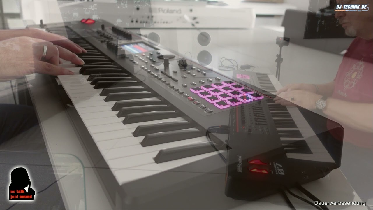 DJ-Technik.de - NO TALK, JUST SOUND - Roland FANTOM 07 - CRAZY SOUNDS 2