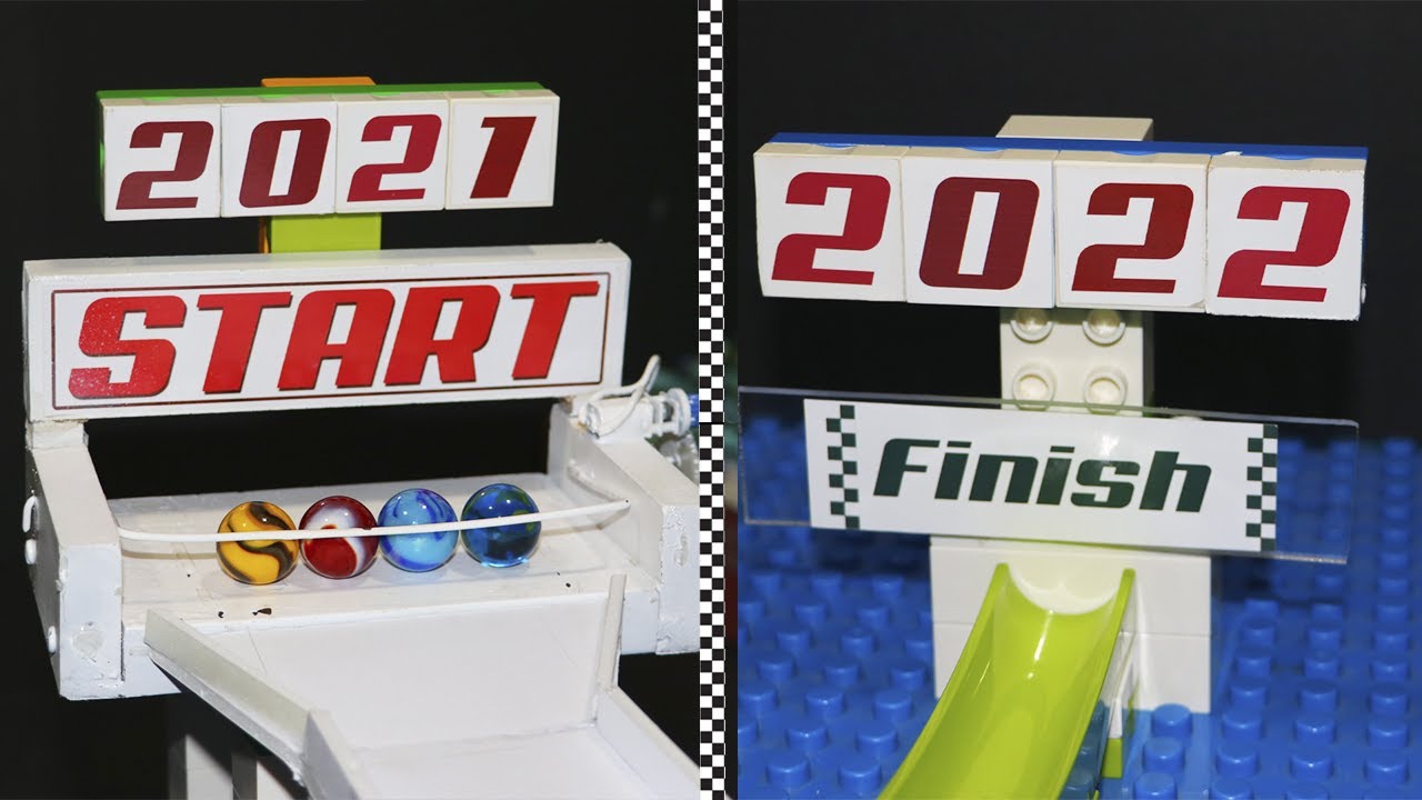 MARBLE RACE:  NEW YEAR 2022 SPECIAL by Fubeca's Marble Runs