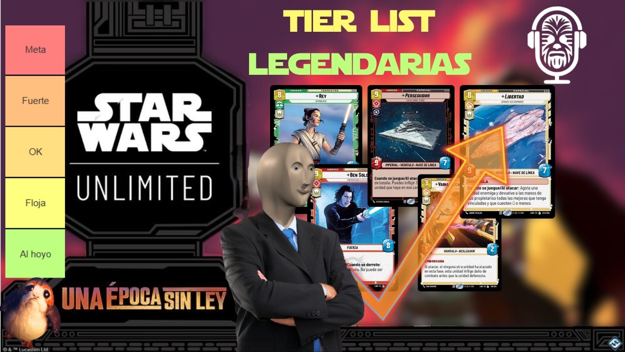 TIER LIST DEFINITIVA de LEGENDARIAS del Set 7 Una Época sin Ley | Star Wars Unlimited