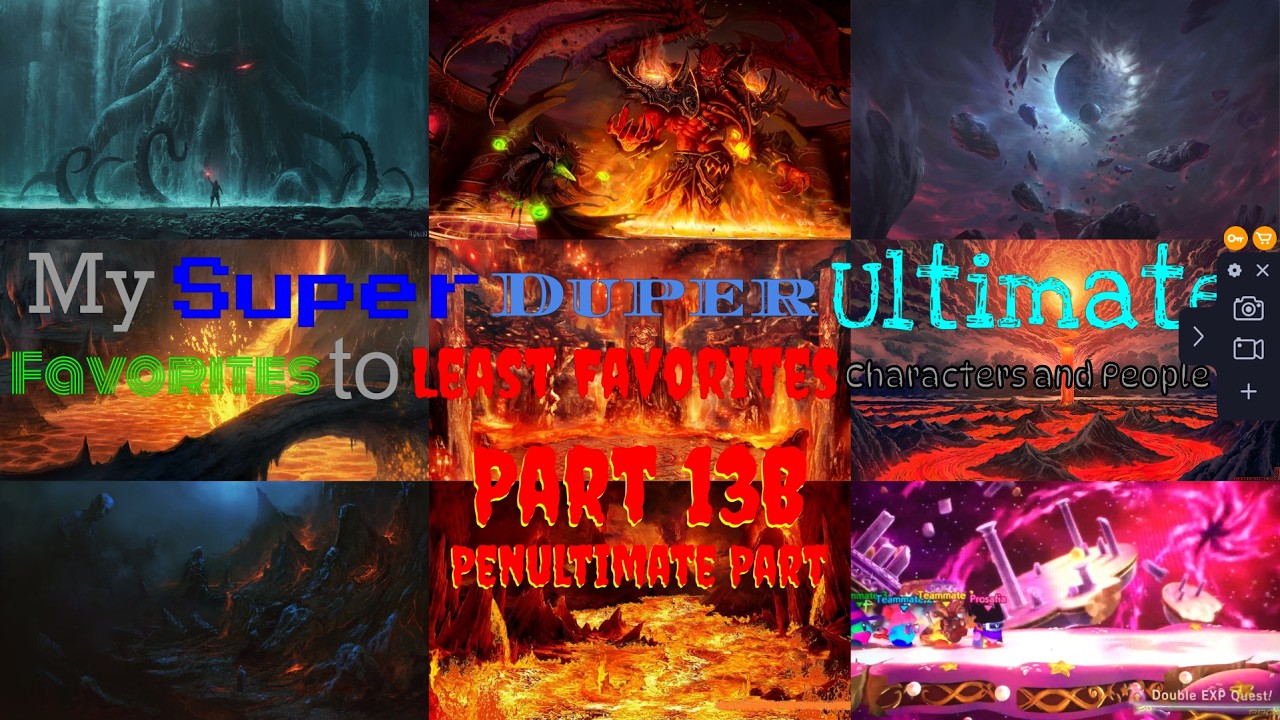 ASGB2K9's Super Duper Ultimate Favorite To Least Favorite Characters And People List (Part 13B)