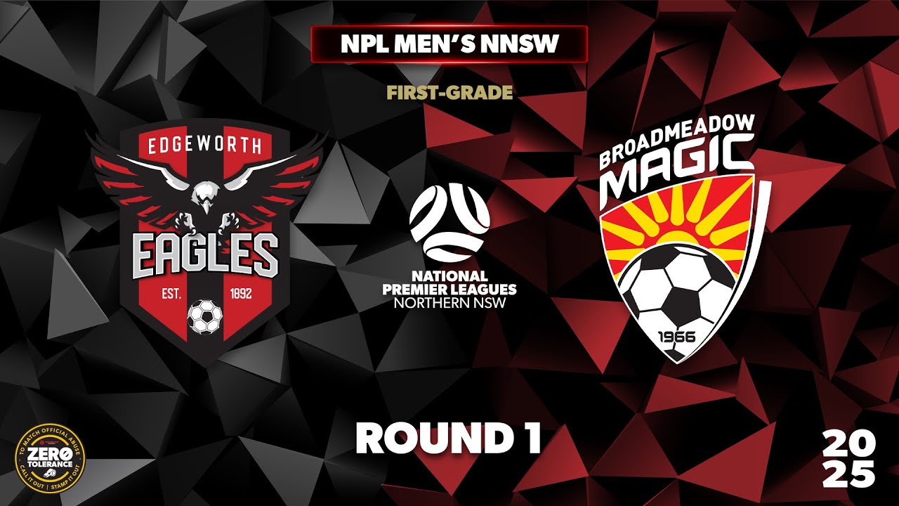 NPL Men's NNSW Round 1 First Grade -  Edgeworth v Broadmeadow Magic