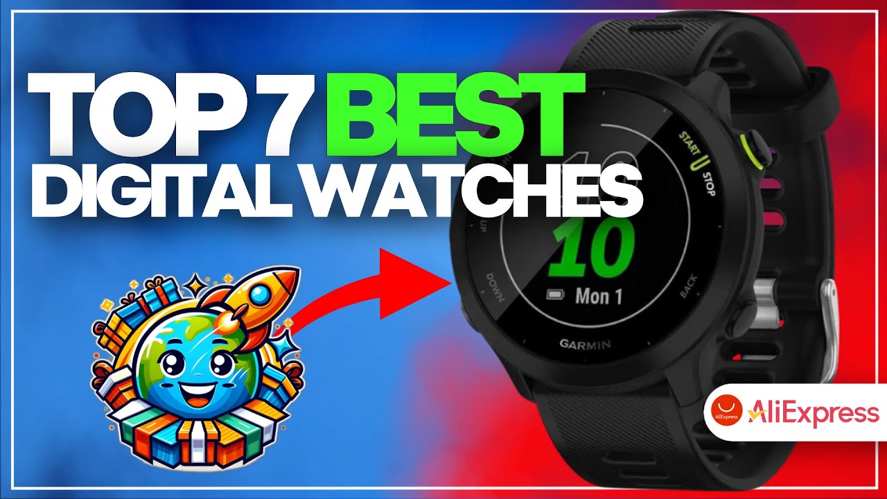⌚🔥 7 ЛУЧШИХ БЮДЖЕТНЫХ цифровых часов на AliExpress [2026]✅[Соотношение цены и качества] выгодные ...