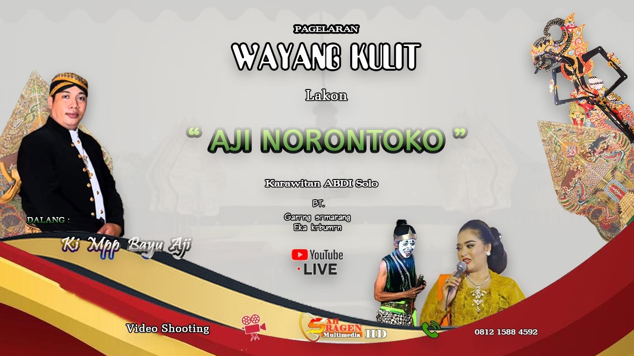live wayang kulit AJI NARANTAKO dalang ki mpp bayu aji bintang tamu eka kebumen & gareng semarang