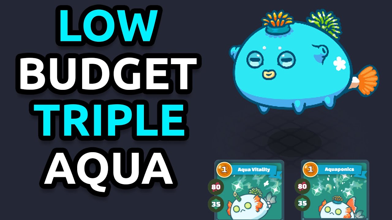 Cheap Triple Aqua that can Conquer High MMR | Axie Infinity