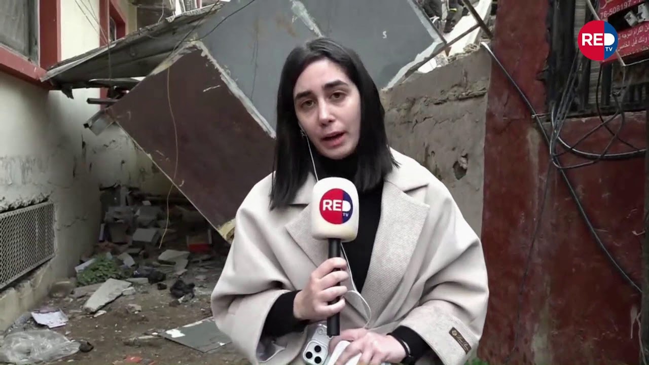 رئيس بلدية طرابلس عبد الحميد كريمة من موقع المبنى المنهار