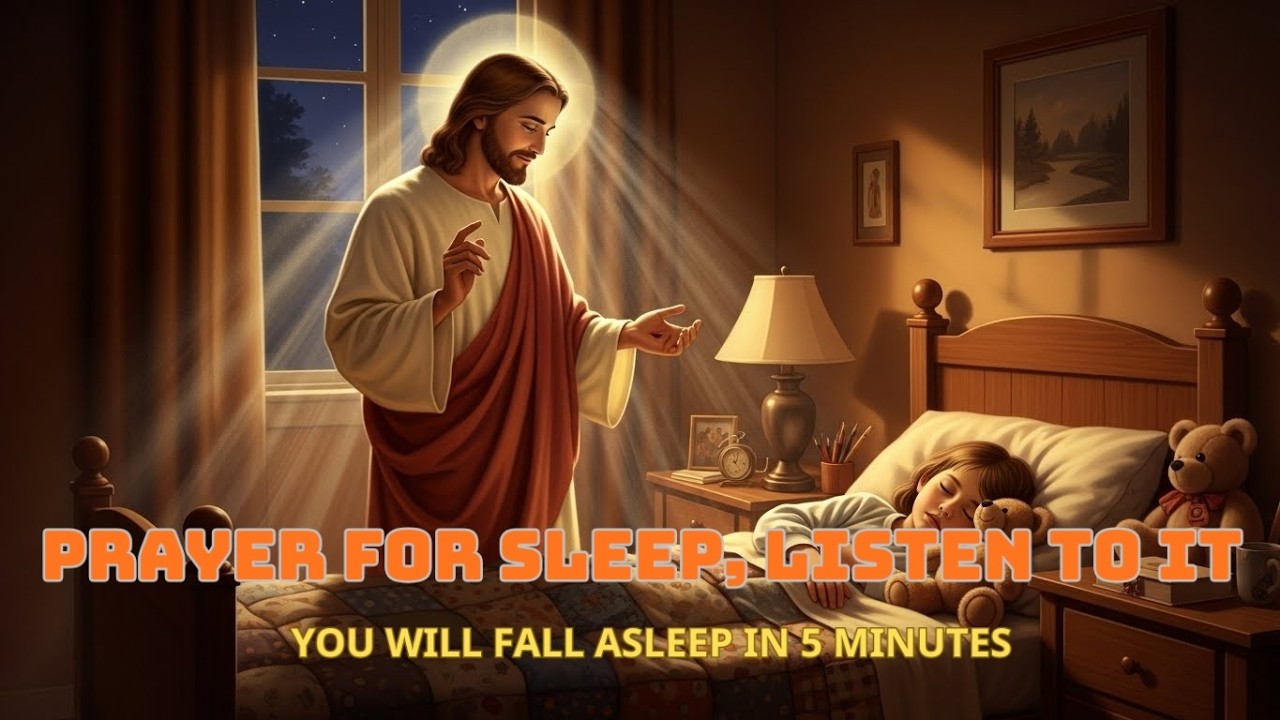 PRAYER FOR SLEEP, LISTEN TO IT YOU WILL FALL ASLEEP IN 5 MINUTES