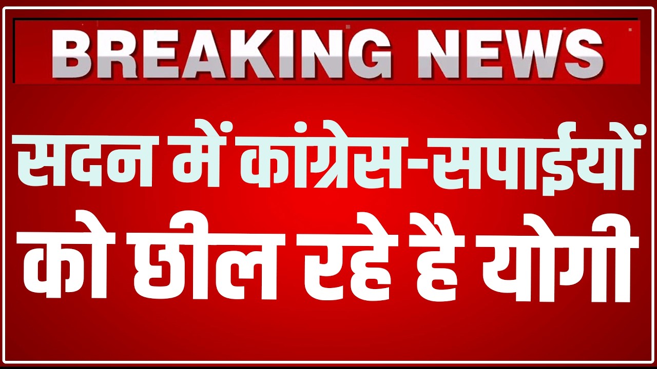 UP Vidhansabha में गजब फ़ायर हुए CM Yogi, कांग्रेस-सपाईयों की धज्जियां उड़ा दी ! | CM Yogi Speech