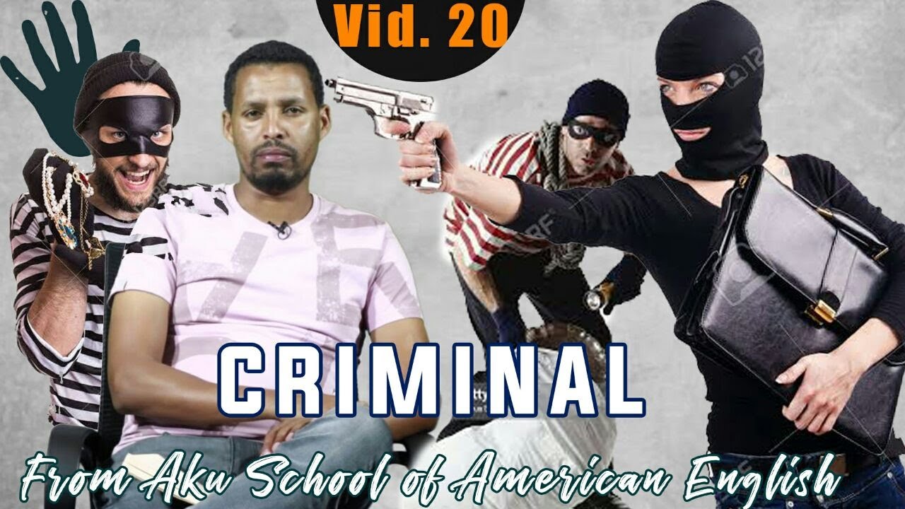 CRIME AND CRIMINAL VOCABULARY WORDS.