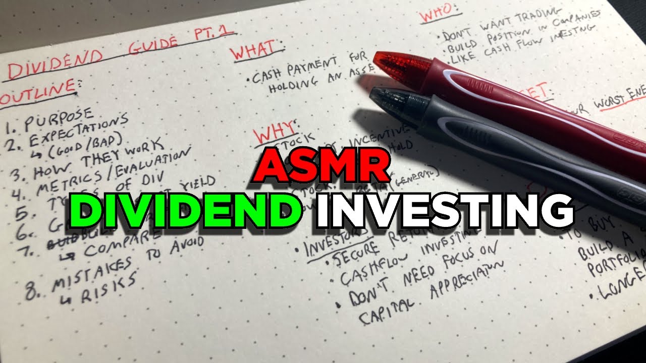 [ASMR-шепот] Инвестирование в дивиденды для начинающих: Часть 1