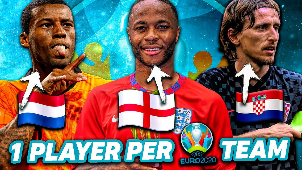 I Built A Team With 1 Player Per EURO 2021 Nation...